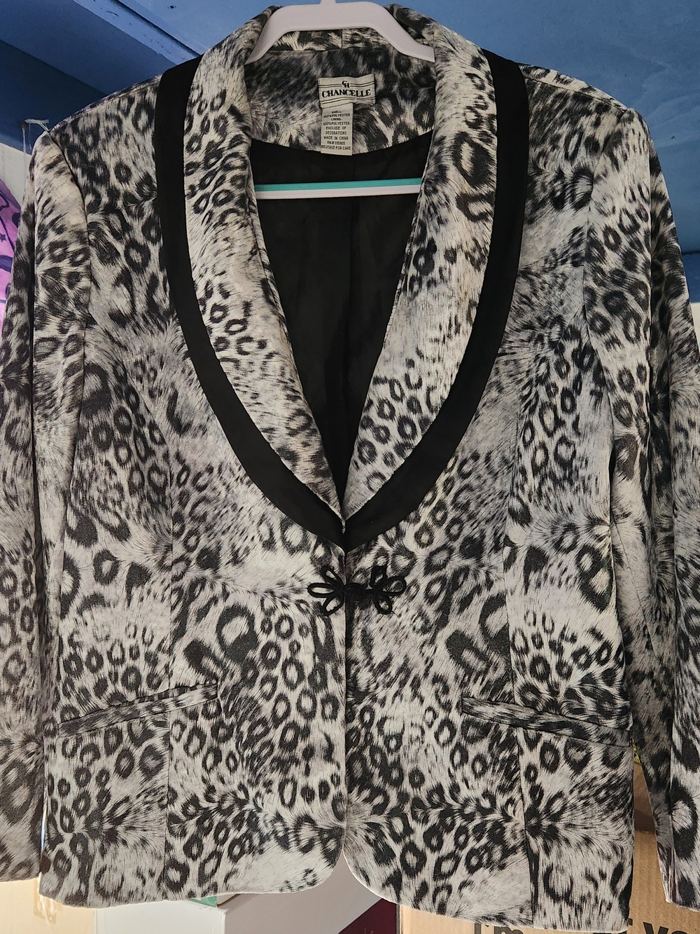 Vintage Chancelle Animal Print Blazer - EXCELLENT condition!